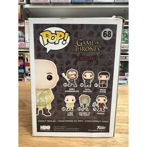 VAULTED Lord Varys Game of Thrones Funko Pop #68 GOT Television HBO Fantasy TV - Picture 3 of 6
